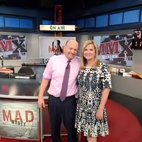 Lisa Cadette Detwiler and Jim Cramer are in the picture.